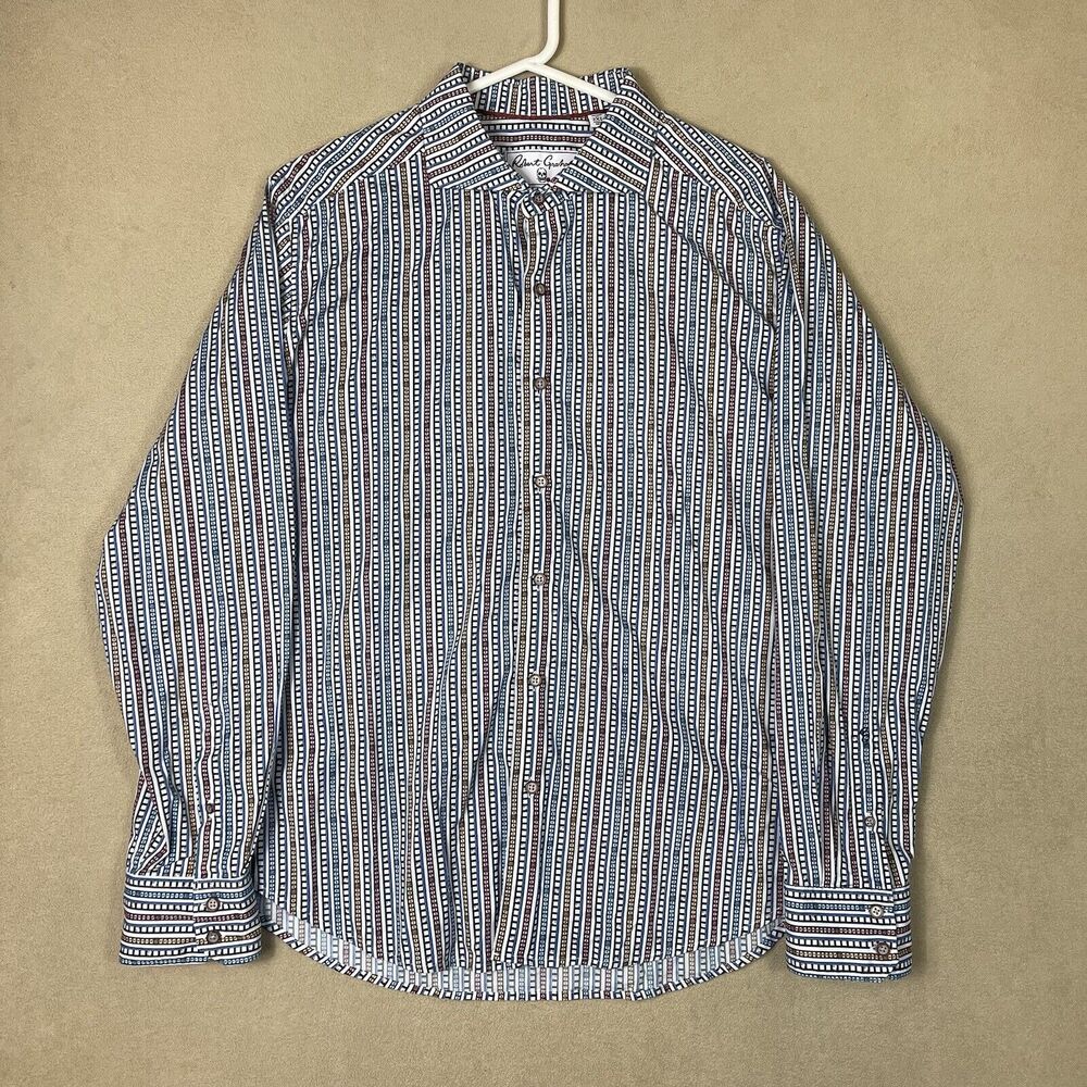 Robert Graham Shirt Men XXL Multicolor Casual Preppy Long Sleeve Button Up Adult